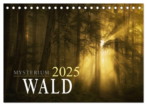Mysterium Wald (Tischkalender 2025 DIN A5 quer), CALVENDO Monatskalender - Norbert Maier