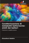 Cover-Bild zum Titel 'Caratterizzazione di metaboliti batteriocine-simili dai batteri' von 'Oluwafemi Adedire'