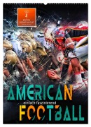 Cover-Bild zum Titel 'American Football - einfach faszinierend (Wandkalender 2026 DIN A2 hoch), CALVENDO Monatskalender' von 'Peter Roder'