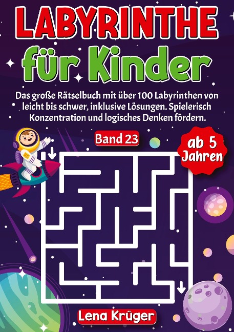 Labyrinthe für Kinder ab 5 Jahren - Band 23 - Lena Krüger