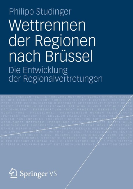 Wettrennen der Regionen nach Brüssel - Philipp Studinger