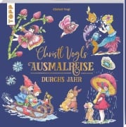 Cover-Bild zum Titel 'Christl Vogls Ausmalreise - Durchs Jahr' von 'Christl Vogl'