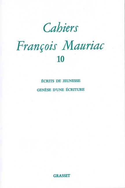 Cahiers numéro 10 - François Mauriac