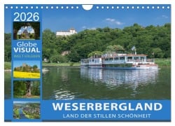 Cover-Bild zum Titel 'WESERBERGLAND - Land der stillen Schönheit (Wandkalender 2026 DIN A4 quer), CALVENDO Monatskalender' von 'Globe Visual'