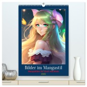 Bilder im Mangastil (hochwertiger Premium Wandkalender 2026 DIN A2 hoch), Kunstdruck in Hochglanz - Franky Franky58