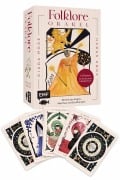 Cover-Bild zum Titel 'Orakel-Kartenset: Folklore Orakel | Die Liebe, die Reise, die Prophezeiung - Integriere die zentralen Motive aus Sagen, Märchen und Erzählungen in deine Legung' von 'Hadas Knox'