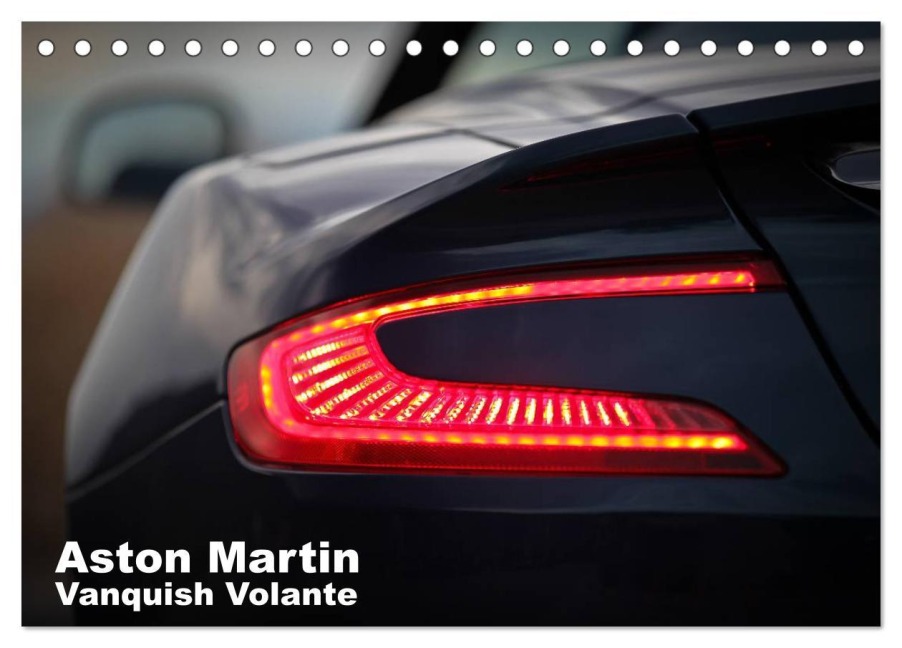 Aston Martin Vanquish Volante (Tischkalender 2026 DIN A5 quer), CALVENDO Monatskalender - Jürgen Wolff