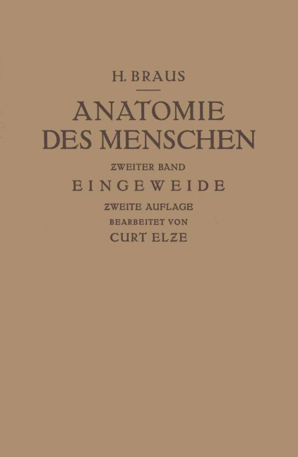 Anatomie des Menschen - Hermann Braus