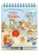 Cover-Bild zum Titel 'Mein Wassermalspaß - Sieben kleine Hasen' von 'Sabine Praml'