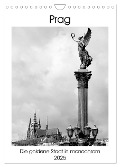 Prag - Die goldene Stadt in monochrom (Wandkalender 2025 DIN A4 hoch), CALVENDO Monatskalender - Happyroger Happyroger