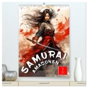 Cover-Bild zum Titel 'Samurai Amazonen (hochwertiger Premium Wandkalender 2026 DIN A2 hoch), Kunstdruck in Hochglanz' von 'Peter Roder'