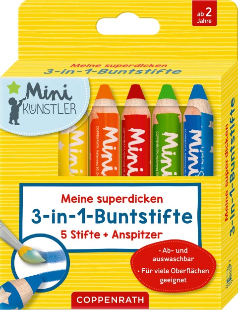 Meine superdicken 3-in-1-Buntstifte - 