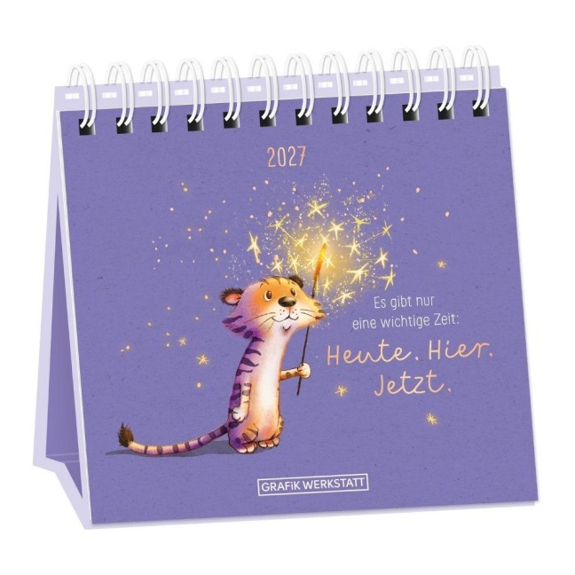Tischkalender 2027 Heute. Hier. Jetzt. - 