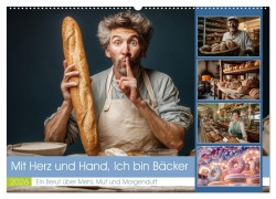 Cover-Bild zum Titel 'Mit Herz und Hand, Ich bin Bäcker (Wandkalender 2026 DIN A2 quer), CALVENDO Monatskalender' von 'Steffen Gierok-Latniak'