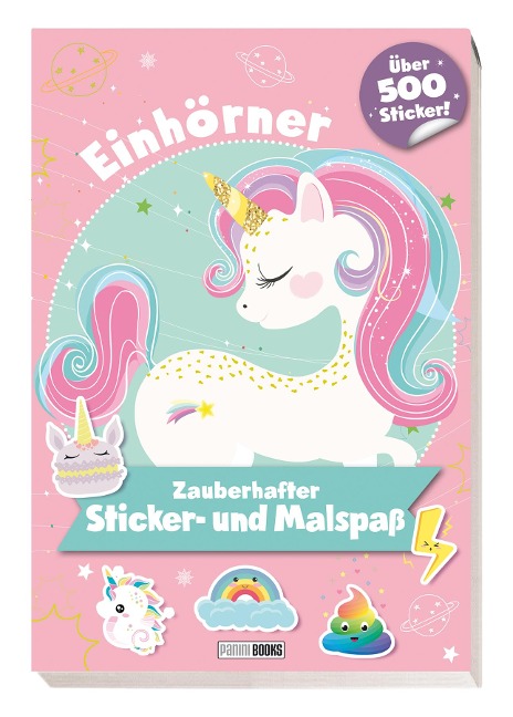 Einhörner: Zauberhafter Sticker- und Malspaß - 