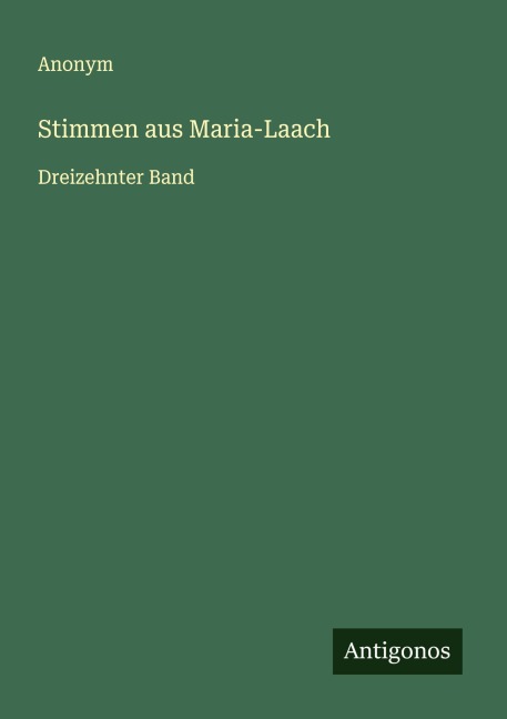 Stimmen aus Maria-Laach - Anonym