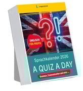 Cover-Bild zum Titel 'Langenscheidt Sprachkalender Englisch A Quiz a Day 2026' von ''