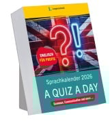 Cover-Bild zum Titel 'Langenscheidt Sprachkalender Englisch A Quiz a Day 2026' von ''