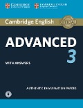 Cover-Bild zum Titel 'Cambridge English Advanced 3. Student's Book with answers and downloadable audio' von ''