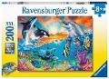 Ravensburger Kinderpuzzle - 12900 Ozeanbewohner - Unterwasser-Puzzle für Kinder ab 8 Jahren, mit 200 Teilen im XXL-Format - 