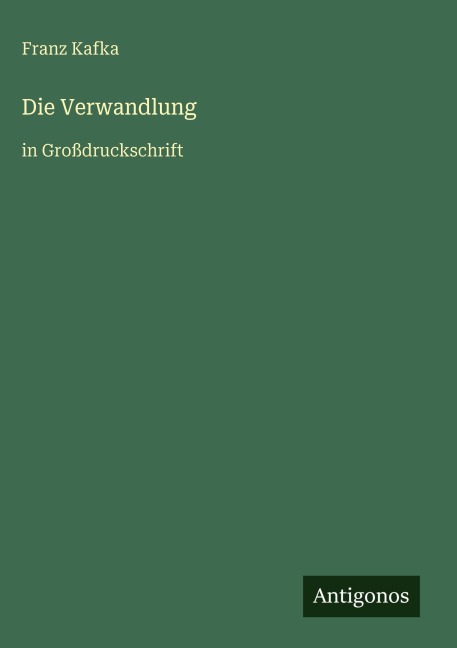 Die Verwandlung - Franz Kafka