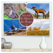 Wir sind die Stars in den Bergen (hochwertiger Premium Wandkalender 2026 DIN A2 quer), Kunstdruck in Hochglanz - Christa Kramer
