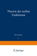 Cover-Bild zum Titel 'Theorie der reellen Funktionen' von 'Na Hahn'