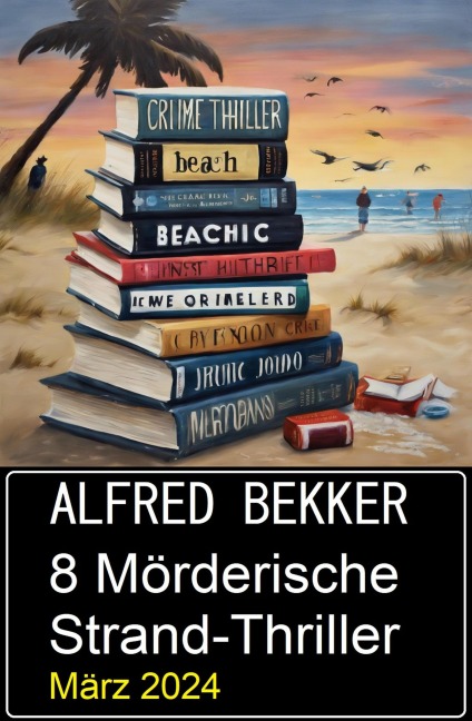 8 Mörderische Strand-Thriller März 2024 - Alfred Bekker