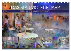 Cover-Bild zum Titel 'Das blau-violette Jahr (Wandkalender 2026 DIN A3 quer), CALVENDO Monatskalender' von 'Sabine Löwer'