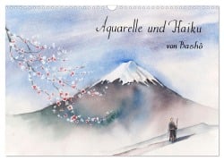 Cover-Bild zum Titel 'Aquarelle und Haiku von Basho (Wandkalender 2026 DIN A3 quer), CALVENDO Monatskalender' von 'Jitka Krause'