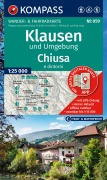 KOMPASS Wanderkarte 059 Klausen und Umgebung / Chiusa e dintorni 1:25.000 - 