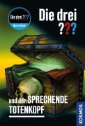 Cover-Bild zum Titel 'Die drei ??? und der sprechende Totenkopf' von 'Robert Arthur'