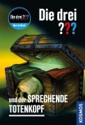 Cover-Bild zum Titel 'Die drei ??? und der sprechende Totenkopf' von 'Robert Arthur'