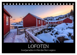 Cover-Bild zum Titel 'LOFOTEN - Inselparadies im Norden Norwegens (Tischkalender 2026 DIN A5 quer), CALVENDO Monatskalender' von 'Martin Büchler Und Christine Berkhoff'