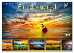 Friesland, verzauberte Landschaft an der Nordsee (Tischkalender 2026 DIN A5 quer), CALVENDO Monatskalender - Peter Roder