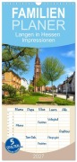 Cover-Bild zum Titel 'Familienplaner 2027 - Langen in Hessen Impressionen mit 5 Spalten (Wandkalender, 21 x 45 cm) CALVENDO' von 'Petrus Bodenstaff'