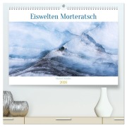 Cover-Bild zum Titel 'Eiswelten Morteratsch (hochwertiger Premium Wandkalender 2026 DIN A2 quer), Kunstdruck in Hochglanz' von 'Marcel Schäfer'