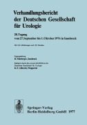 Cover-Bild zum Titel 'Verhandlungsbericht der Deutschen Gesellschaft für Urologie' von ''