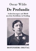 Cover-Bild zum Titel 'De Profundis' von 'Oscar Wilde'