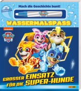 Cover-Bild zum Titel 'PAW Patrol: Großer Einsatz für die Super-Hunde - Wassermalspaß' von 'Panini'