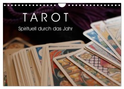 Cover-Bild zum Titel 'Tarot. Spirituell durch das Jahr (Wandkalender 2026 DIN A4 quer), CALVENDO Monatskalender' von 'Elisabeth Stanzer'