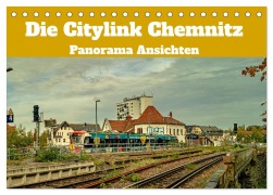 Cover-Bild zum Titel 'Die Citylink Chemnitz Panorama Ansichten (Tischkalender 2026 DIN A5 quer), CALVENDO Monatskalender' von 'Johnny Flash'