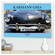 Cover-Bild zum Titel 'KARMANN GHIA - Auto-Legenden (hochwertiger Premium Wandkalender 2026 DIN A2 quer), Kunstdruck in Hochglanz' von 'Henning von Löwis of Menar'
