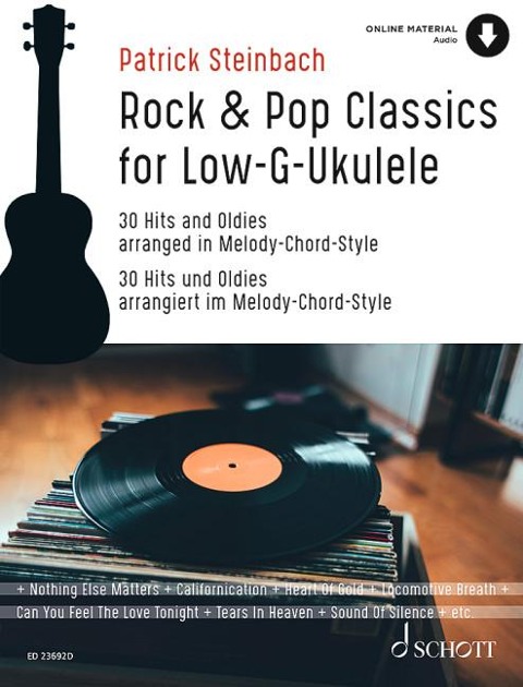 Rock & Pop Classics for "Low G"-Ukulele - 