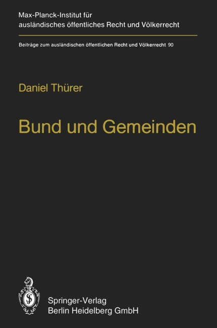 Bund und Gemeinden / Federal and Local Government - Daniel Thürer