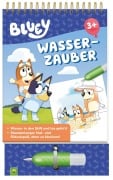 Cover-Bild zum Titel 'Bluey Wasserzauber: Einfach mit Wasser malen!' von 'Schwager & Steinlein Verlag'