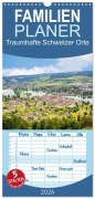 Cover-Bild zum Titel 'Familienplaner 2026 - Traumhafte Schweizer Orte mit 5 Spalten (Wandkalender, 21 x 45 cm) CALVENDO' von 'Christa Kramer'