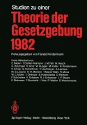 Cover-Bild zum Titel 'Studien zu einer Theorie der Gesetzgebung 1982' von ''