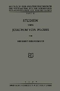 Cover-Bild zum Titel 'Studien über Joachim von Floris' von 'Herbert Grundmann'