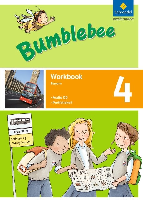 Bumblebee 4. Workbook 4 plus Portfolioheft und Pupil's Audio-CD. Bayern - 
